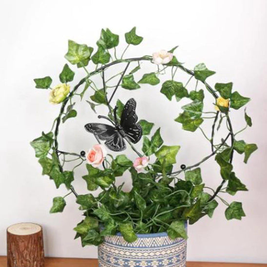 tuteur plante forme papillon