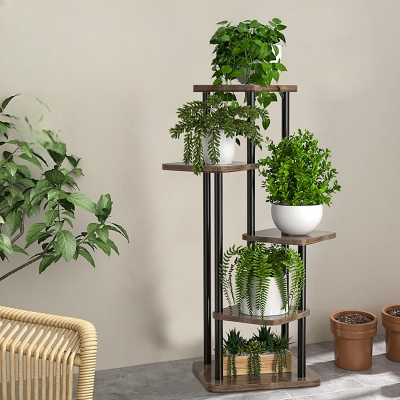 Support Pot De Fleur - MultipleFlowersPotShelf™ - 5 Etages