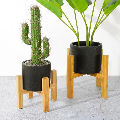 Support Pot De Fleur - WoodFlowerPotRack™
