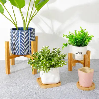 Support Pot De Fleur - WoodFlowerPotRack™