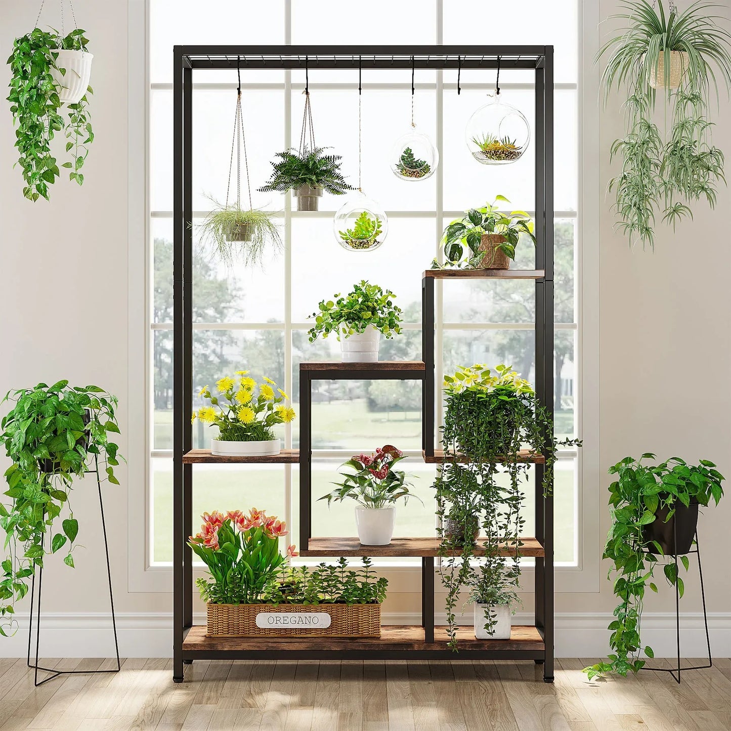 ETAGERE POUR LES PLANTES BOIS