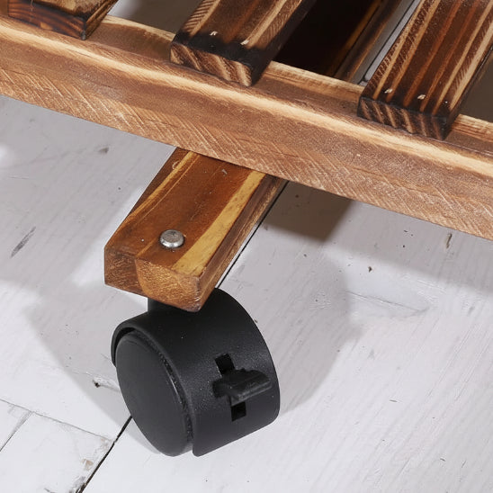 étagère pour plante détail roue avec frein