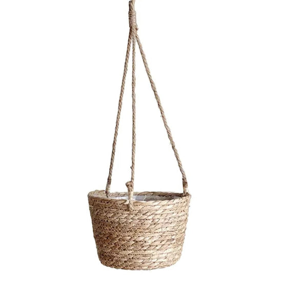 CACHE POT CORDE DE JUTE COULEUR NATUREL