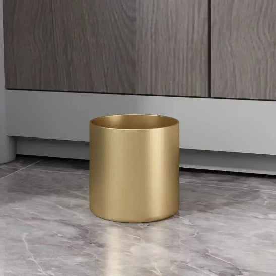 cache pot doré