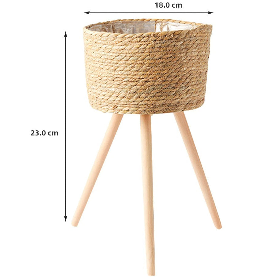 cache pot sur pied dimensions
