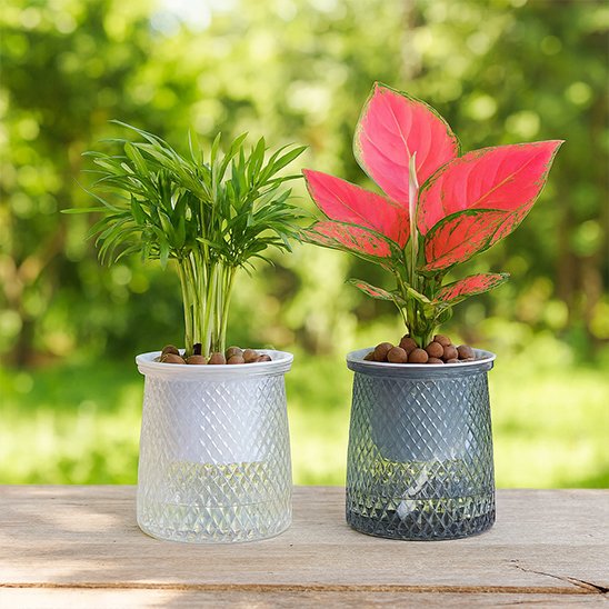 pot de fleur design arrosage automatique