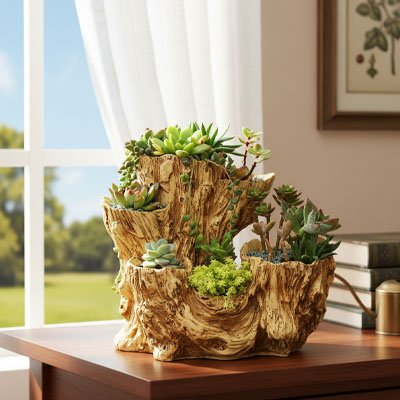 Pot de fleur interieur plantes grasses