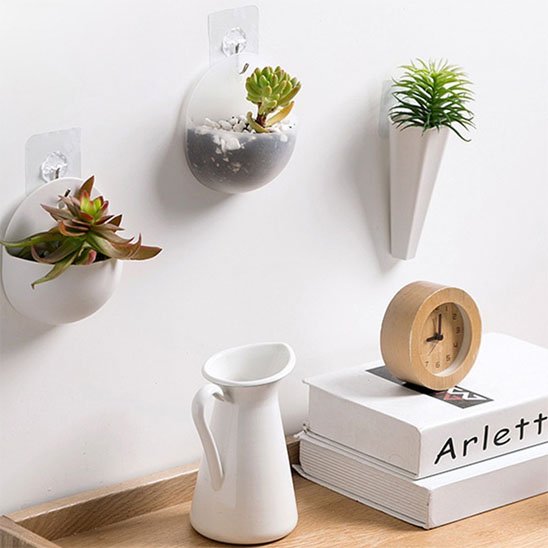 Pot de fleur interieur mural