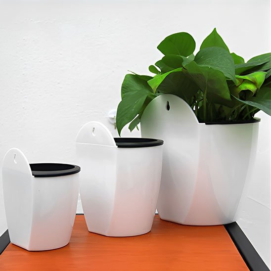 Pot de fleur mural accroche