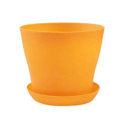 pot de fleur orange