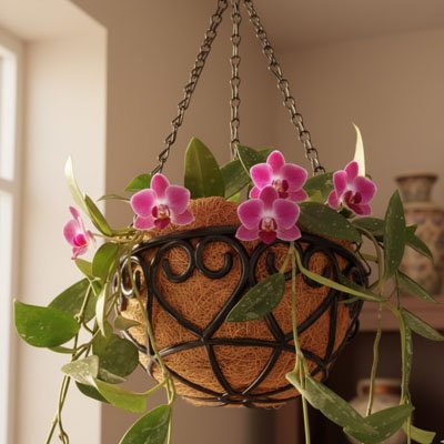 Pot de fleur suspendu 