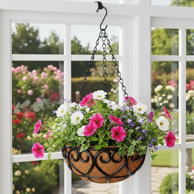 Pot de fleur suspendu 