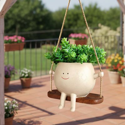 Pot de fleur suspendu 