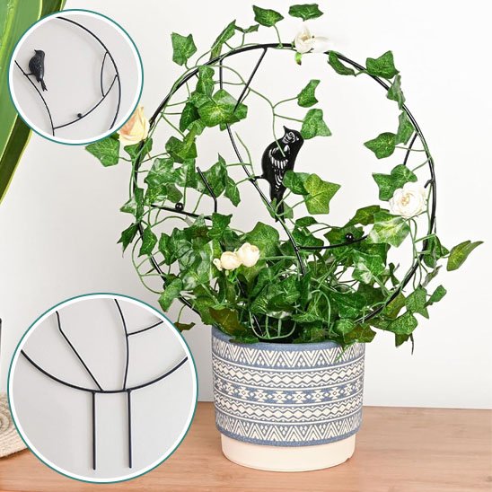 Tuteur plante grimpante | NatureTrellis™ Naturel Design