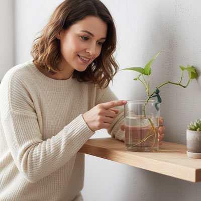 Support plante intérieur 