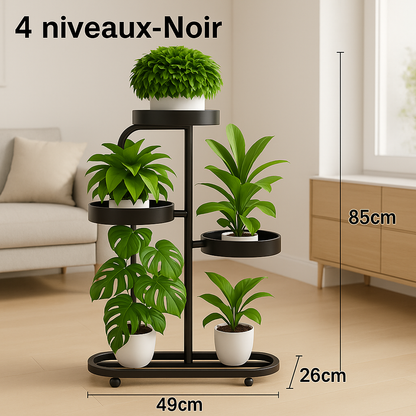 SUPPORT PLANTES 4 NIVEAUX